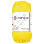 Sárga (K1337) Kartopu Organica horgoló fonal